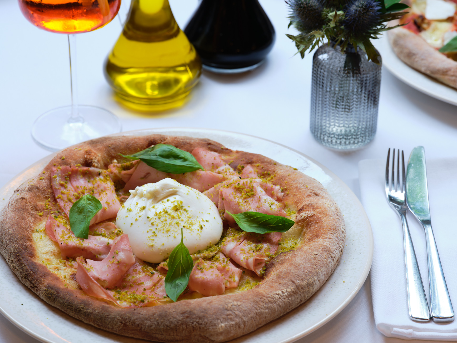 Pizza at Bottomless Brunch